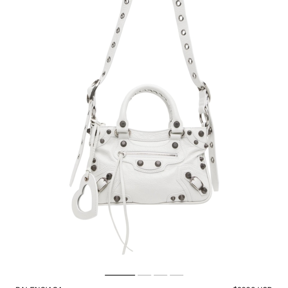 COPY - Balenciaga Neo Cagole small Leather Handbag